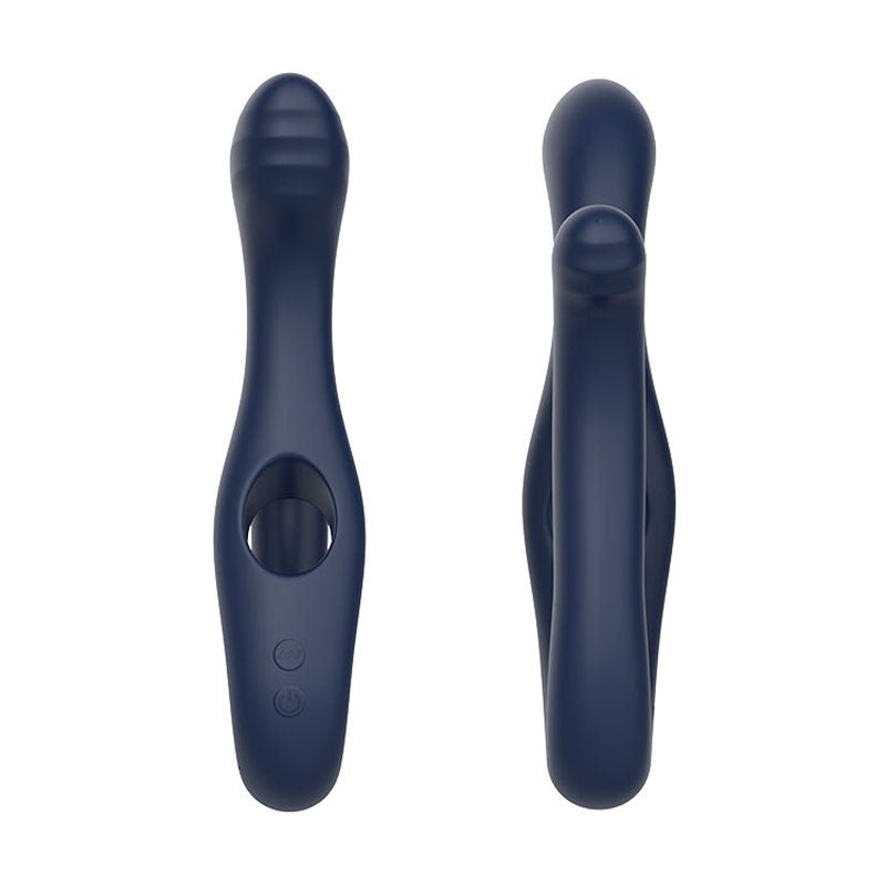 Adam & Eve Twisted Temptaions - Bendable Dual Viberator - Navy Blue