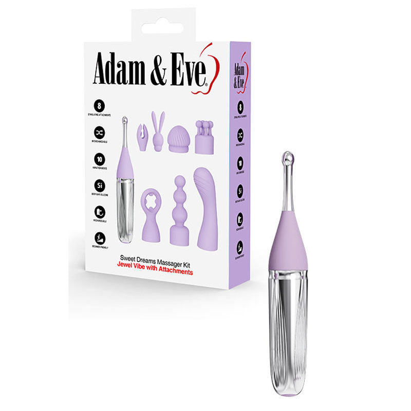 Adam & Eve Sweet Dreams Massager Kit - Lavender