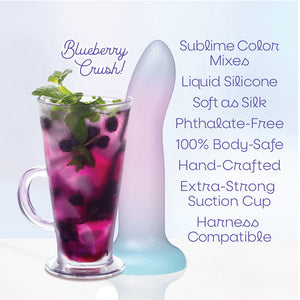 Mixers Blueberry Crush 8 Inch Dildo - Blue/Pink