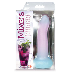 Mixers Blueberry Crush 8 Inch Dildo - Blue/Pink