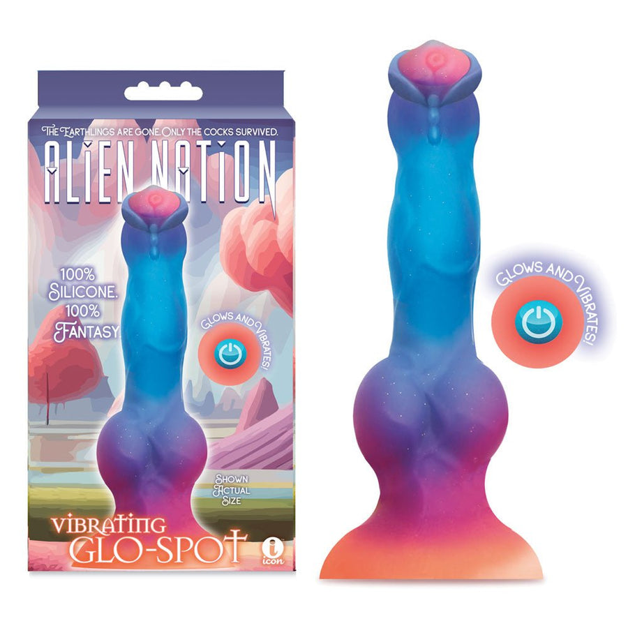 Alien Nation - Glo-Spot Vibrating Fantasy Dong