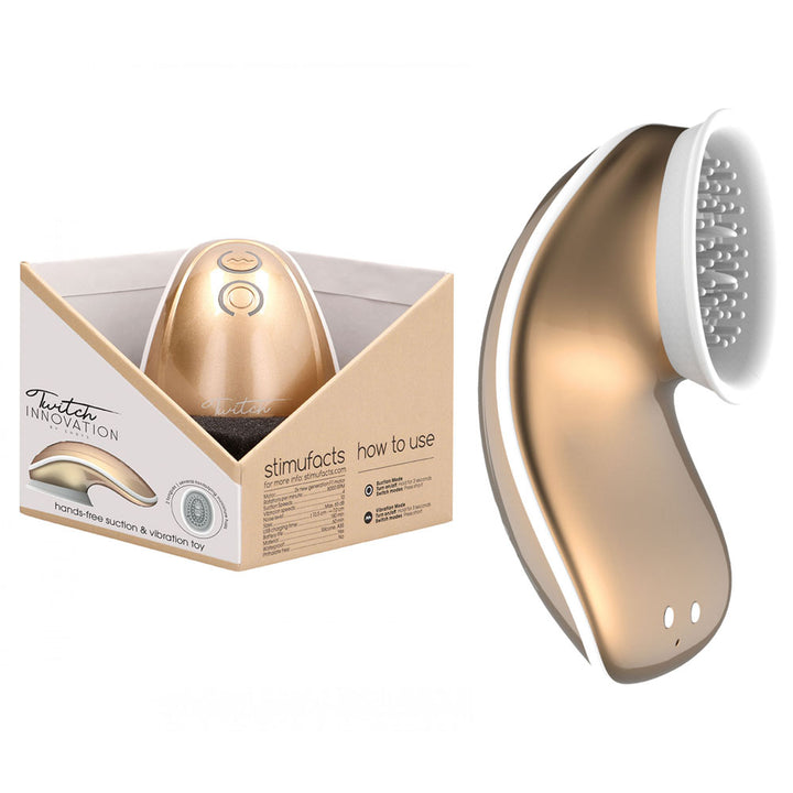 Twitch 1 - Gold Suction Vibrator