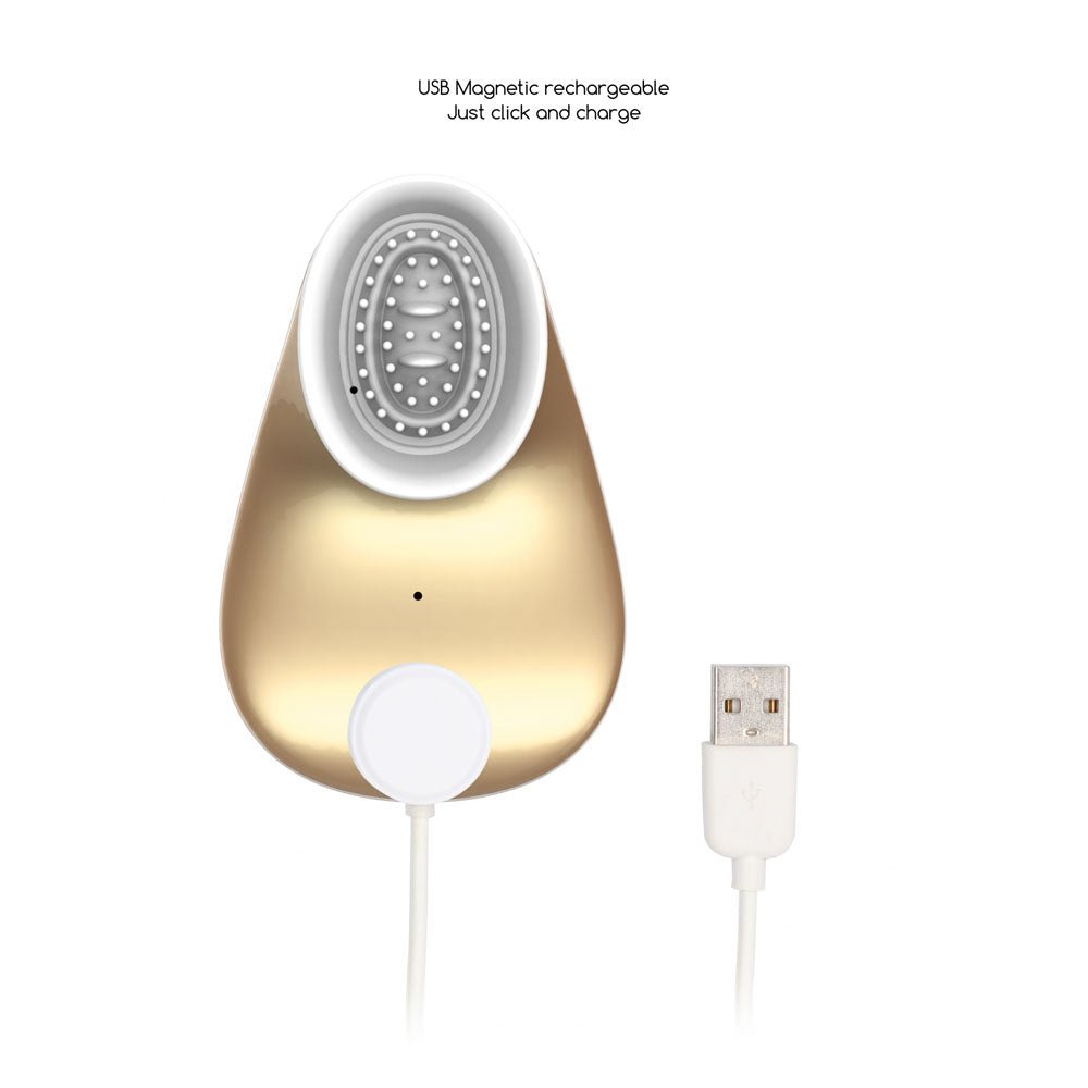 Twitch 1 - Gold Suction Vibrator