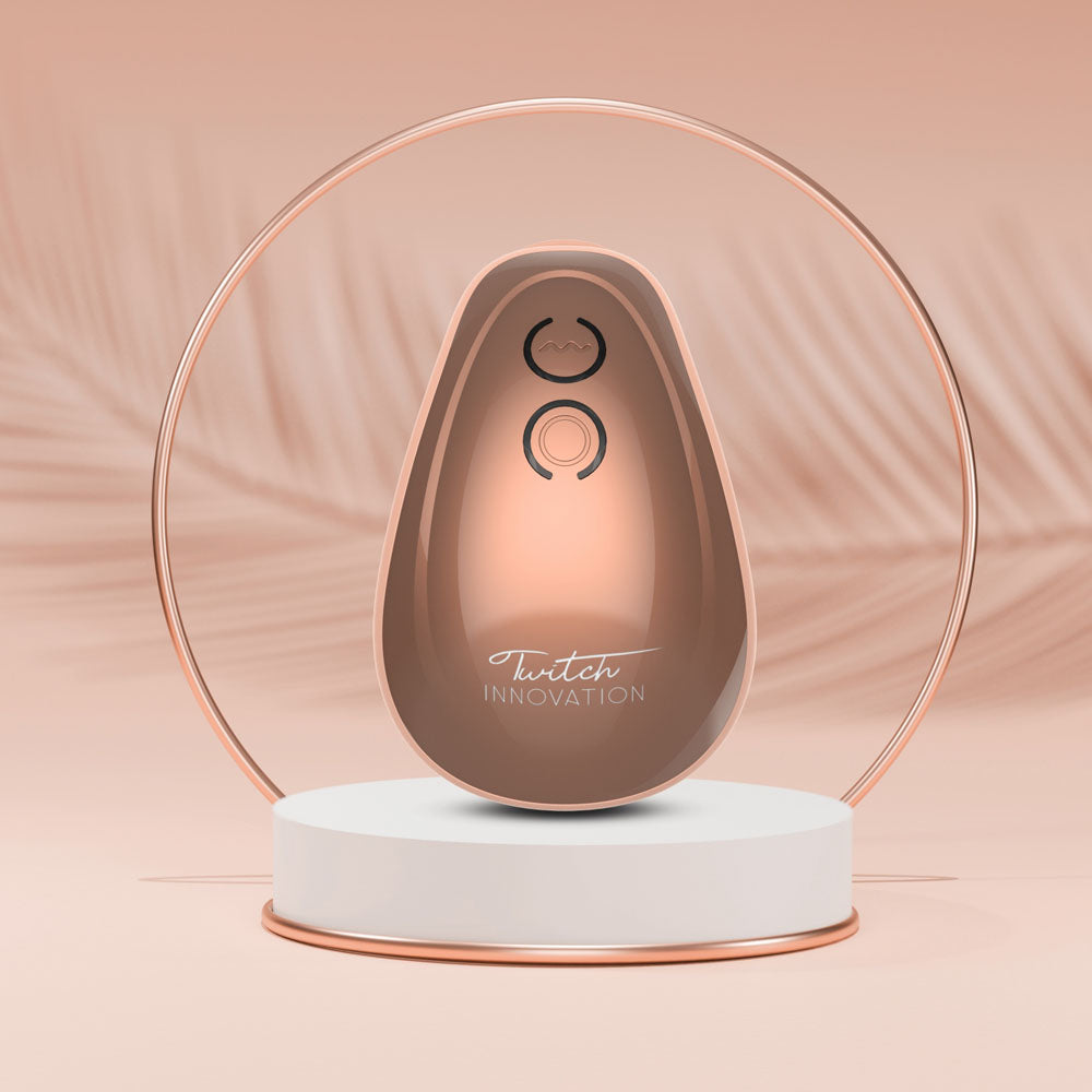 Twitch 1 - Rose Gold Suction Vibrator