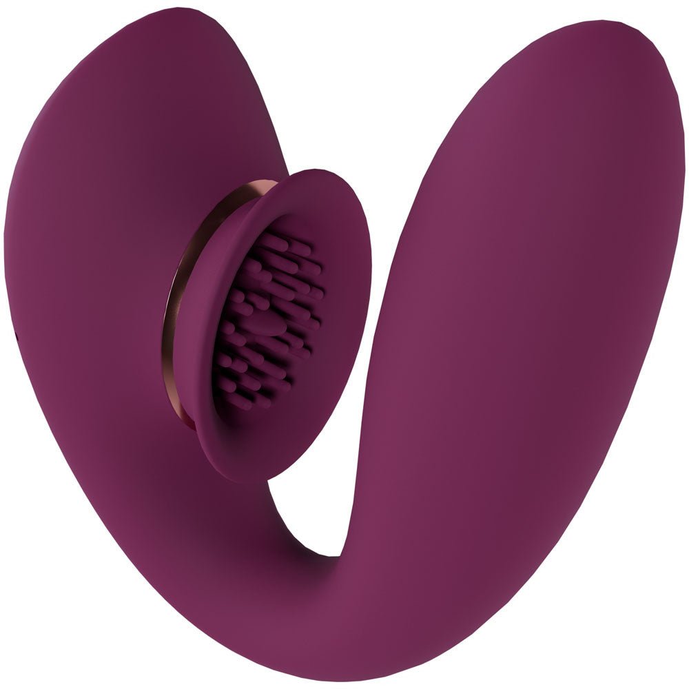 Twitch 3 - Burgundy Suction Vibrator