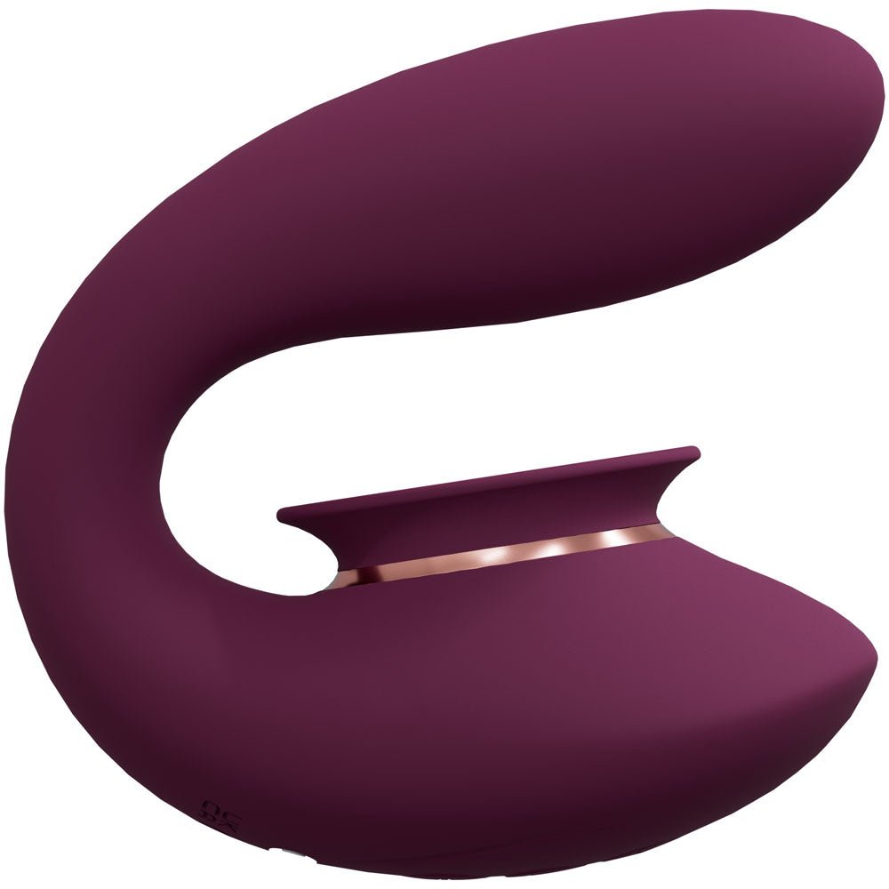 Twitch 3 - Burgundy Suction Vibrator