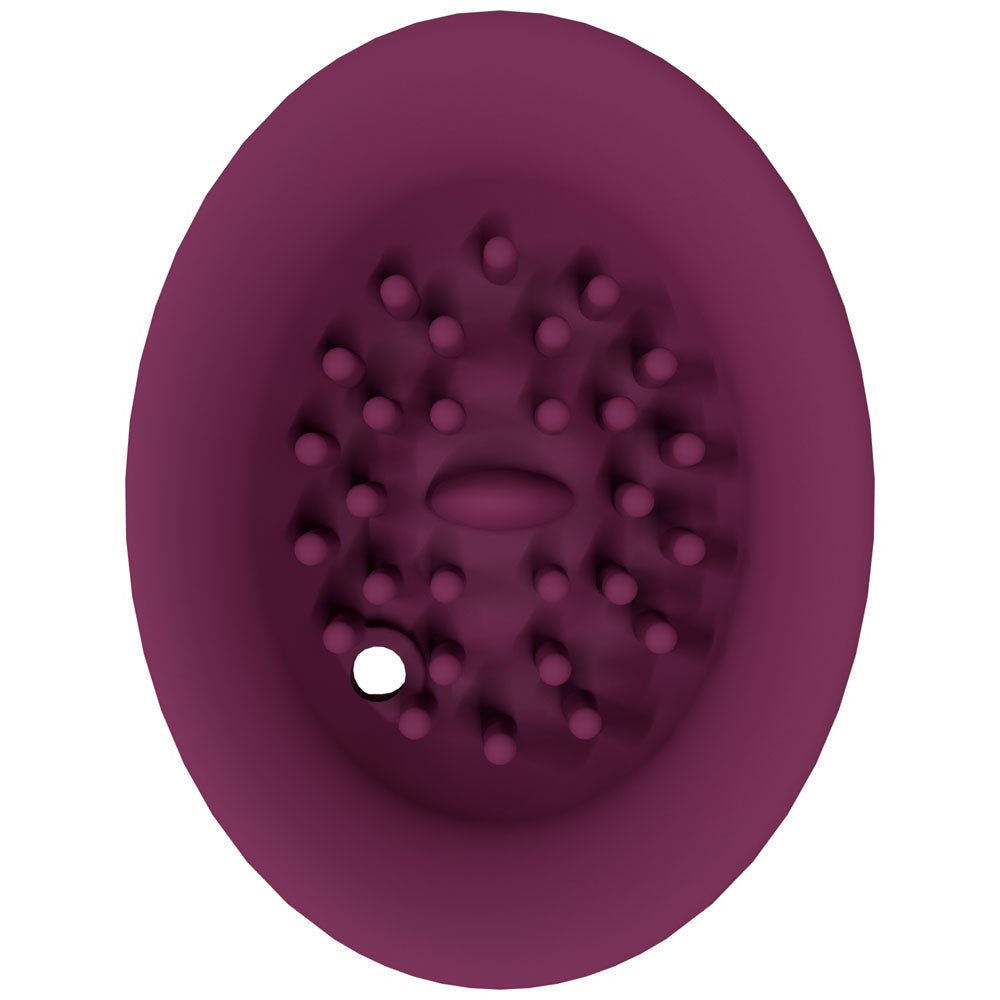 Twitch 3 - Burgundy Suction Vibrator