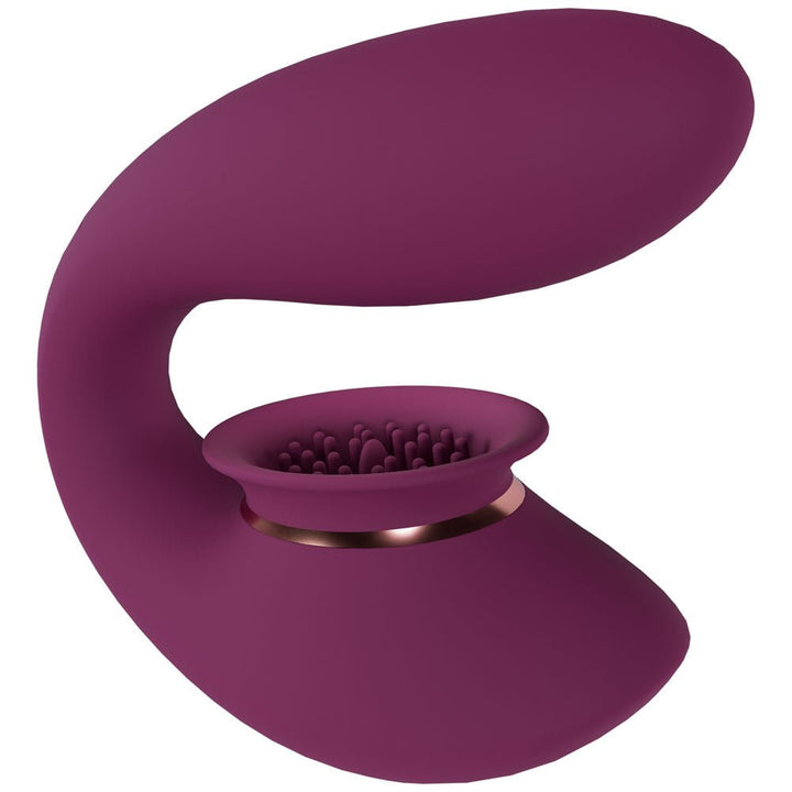 Twitch 3 - Burgundy Suction Vibrator