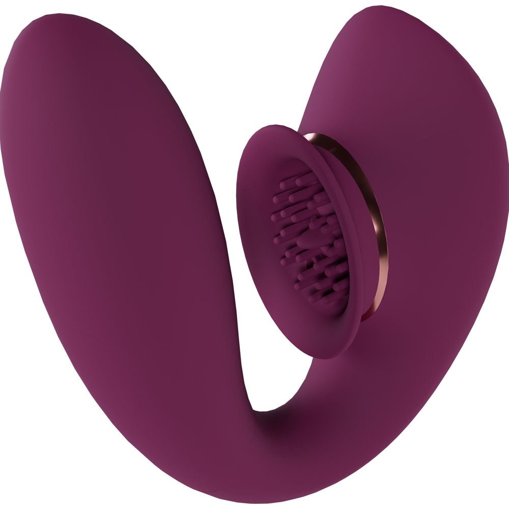 Twitch 3 - Burgundy Suction Vibrator