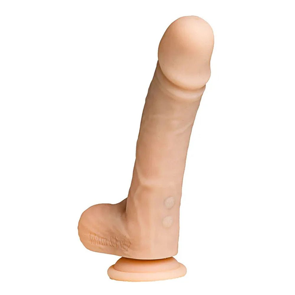 Adam and Eve Money Shot 7.8 Inch Squirting Realistic Dildo with Balls - Flesh