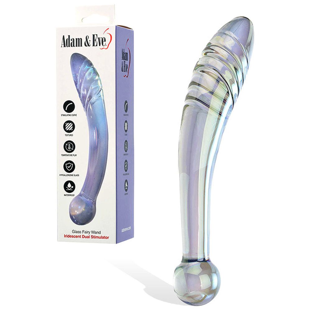 Adam & Eve Fairy Wand - 9 Inch Glass Dildo