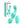 Adam & Eve The Wave Rider -  Triple Grinder Pad with Remote - Teal