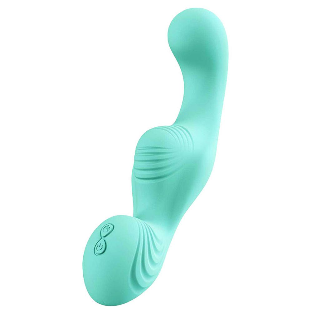 Adam & Eve The Wave Rider -  Triple Grinder Pad with Remote - Teal