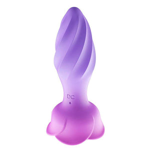 Adam & Eve Rotating & Vibrating Rose Butt Plug - Pink
