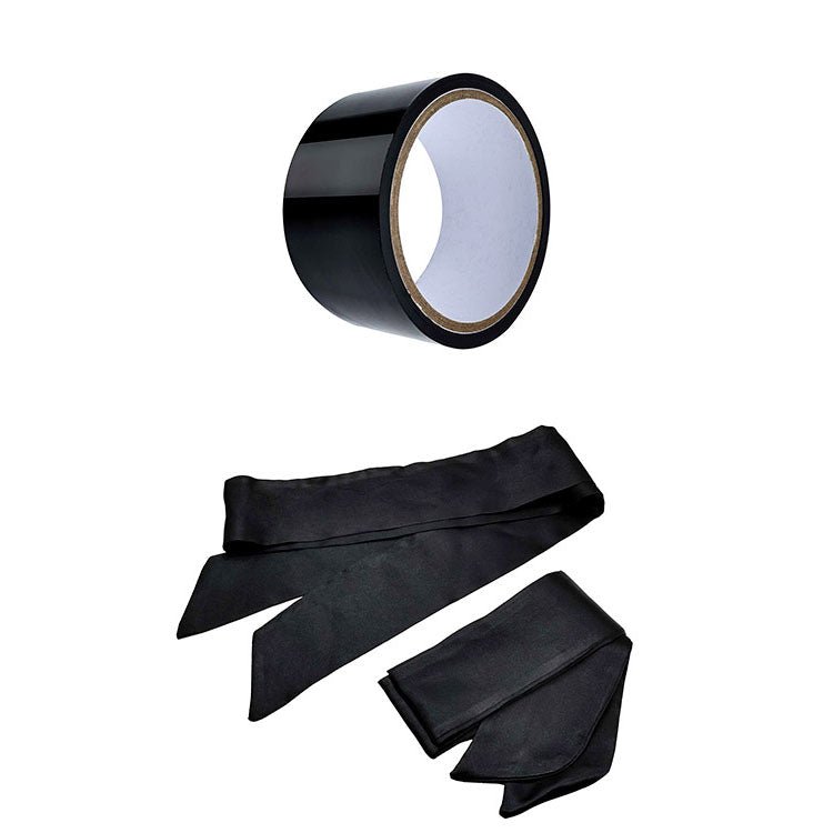 Adam & Eve Midnight Moods Collection Bondage Kit - 10 Piece