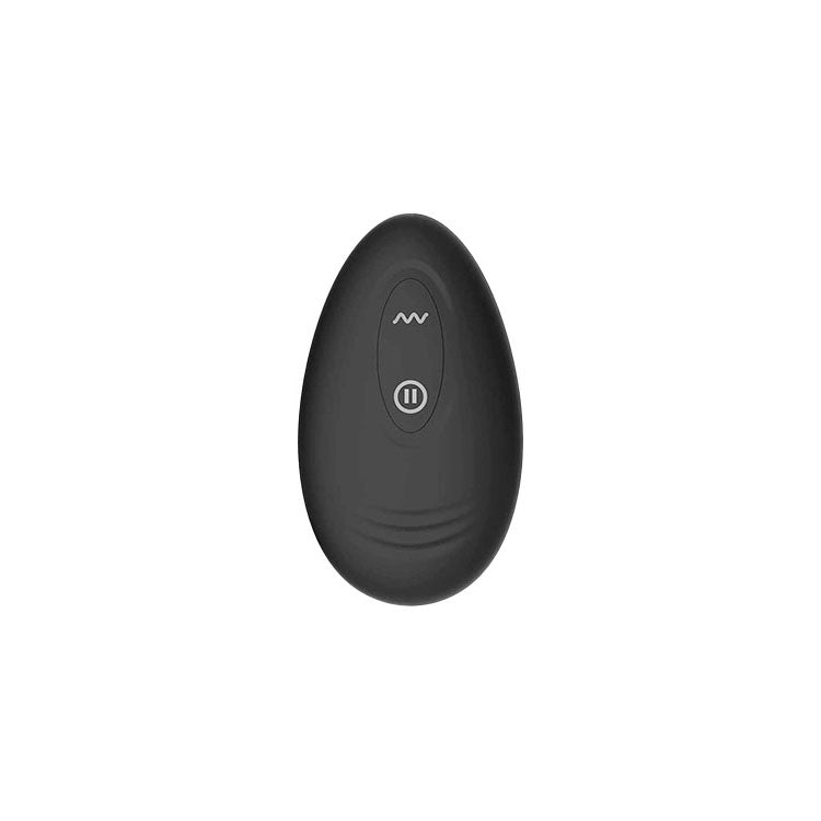 Adam & Eve Omega Vibrating Plug with Remote - Black