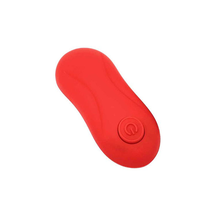 Adam & Eve Vibrating Rose Double Enhancer Cock & Balls Ring - Red