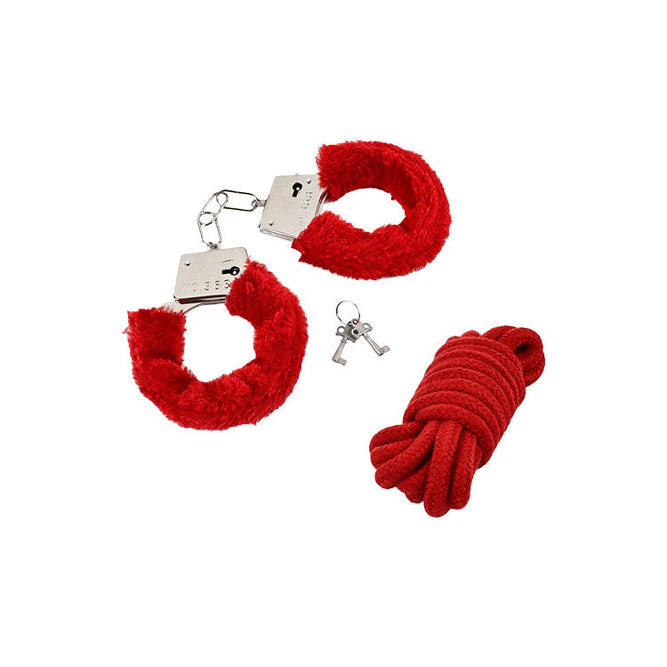Adam & Eve Deluxed Red Hot Sex Kit - 13 Piece Set