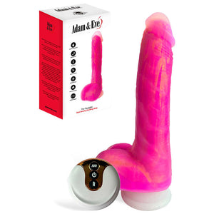 Adam & Eve The Squiggler - Pink- Thrusting Vibrating & Gyrating Dildo with Remote