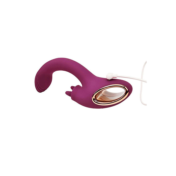 Adam & Eve Rose Gold Clit Tickler Rabbit Vibrator