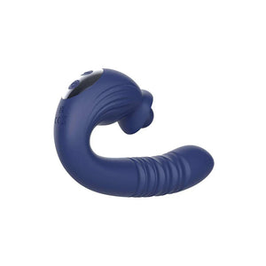 Adam & Eve The Big Baller - Thrusting & Rotating Rabbit Vibrator - Navy Blue