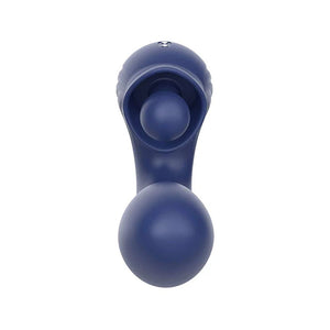 Adam & Eve The Big Baller - Thrusting & Rotating Rabbit Vibrator - Navy Blue