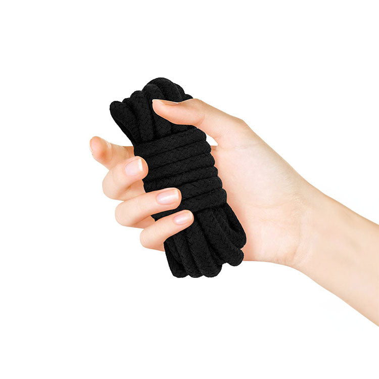 Adam & Eve Black Bondage Rope - 3 Mtrs