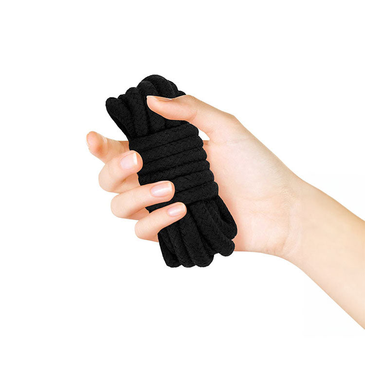 Adam & Eve Black Bondage Rope - 4.5 Mtrs