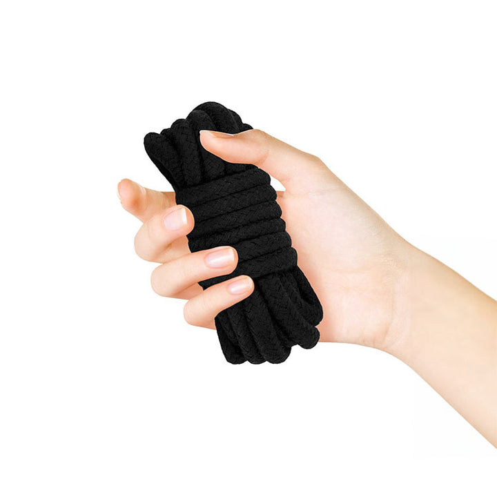 Adam & Eve Black Bondage Rope - 4.5 Mtrs