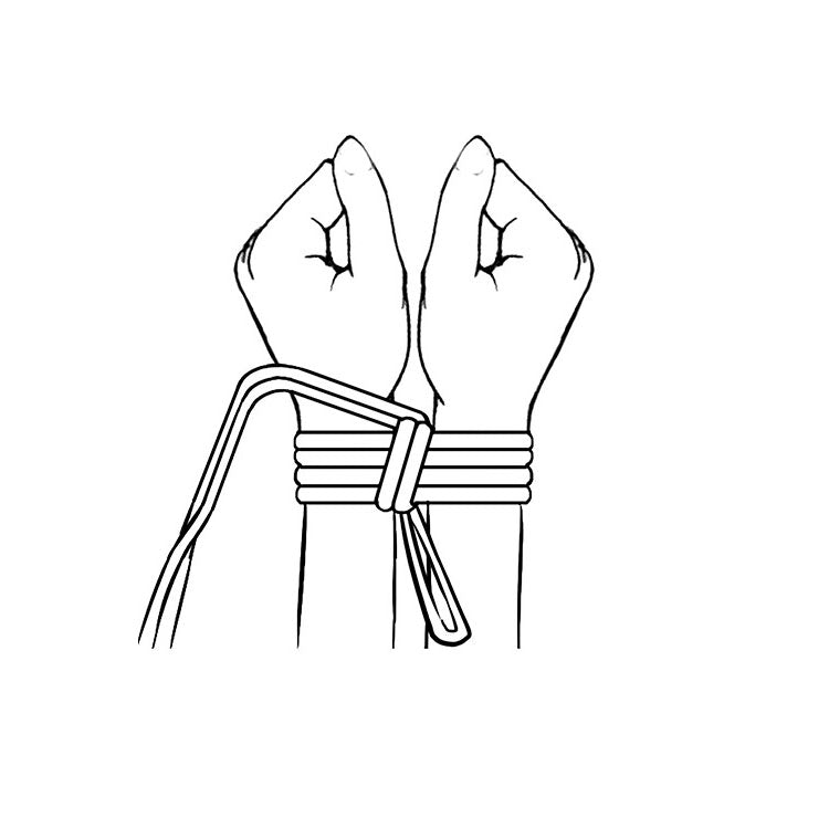 Adam & Eve Black Bondage Rope - 4.5 Mtrs