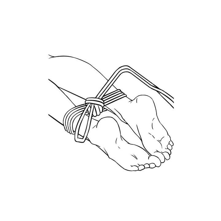 Adam & Eve Black Bondage Rope - 4.5 Mtrs
