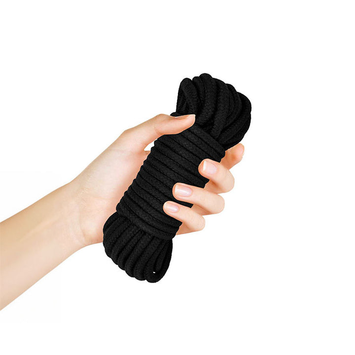 Adam & Eve Black Bondage Rope - 9 Mtrs
