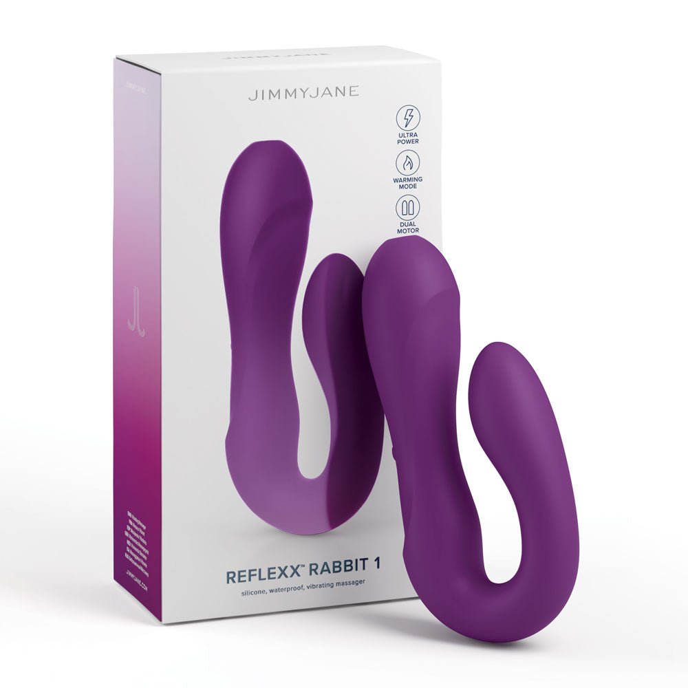 JimmyJane Reflexx Rabbit 1 - Dual Vibrator - Purple