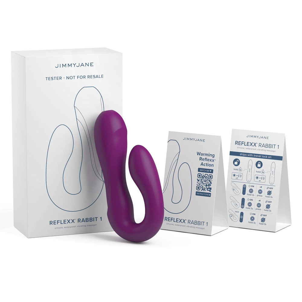 JimmyJane Reflexx Rabbit 1 - Dual Vibrator - Purple