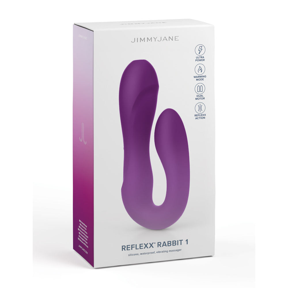 JimmyJane Reflexx Rabbit 1 - Dual Vibrator - Purple