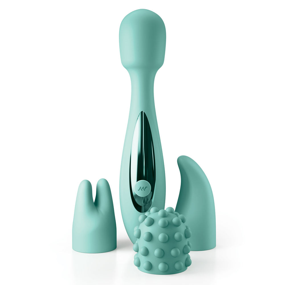 JimmyJane Canna - Massage Wand with 3 Heads - Teal