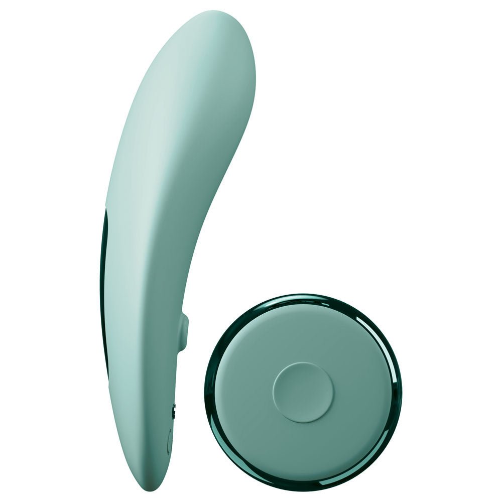 JimmyJane Ascend 3 Clitoral Vibrator with Remote - Teal