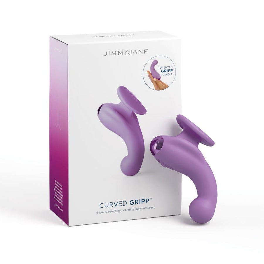 JimmyJane Curved Gripp - Finger Stimulator - Purple