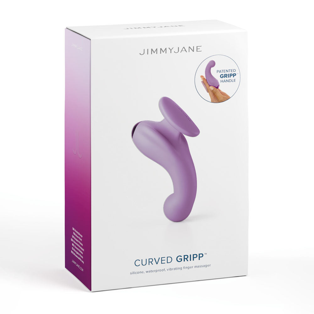 JimmyJane Curved Gripp - Finger Stimulator - Purple