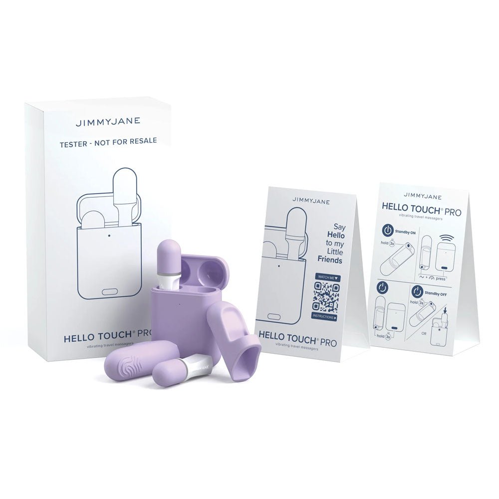 JimmyJane Hello Touch Pro - Finger Stimulators - Purple