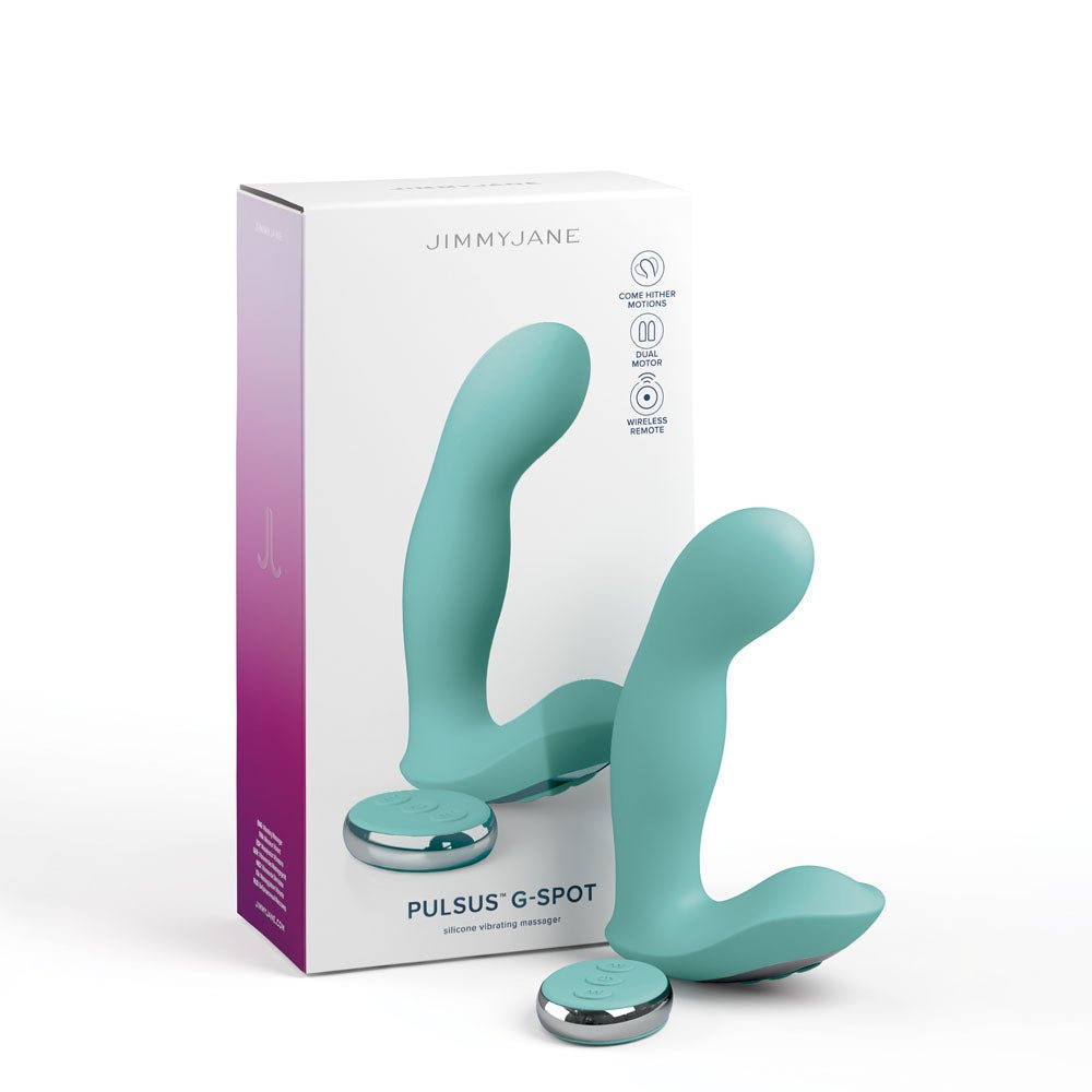 JimmyJane Pulsus G-Spot Vibrator With Remote - Teal