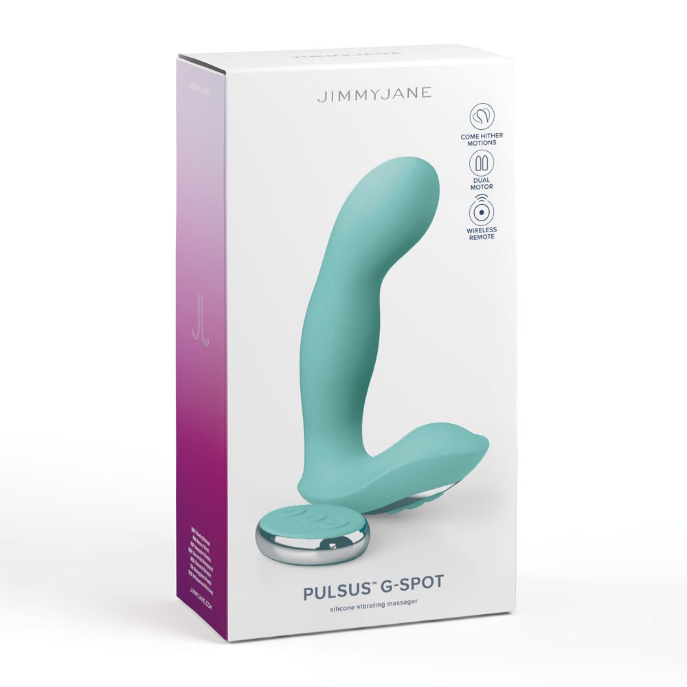 JimmyJane Pulsus G-Spot Vibrator With Remote - Teal