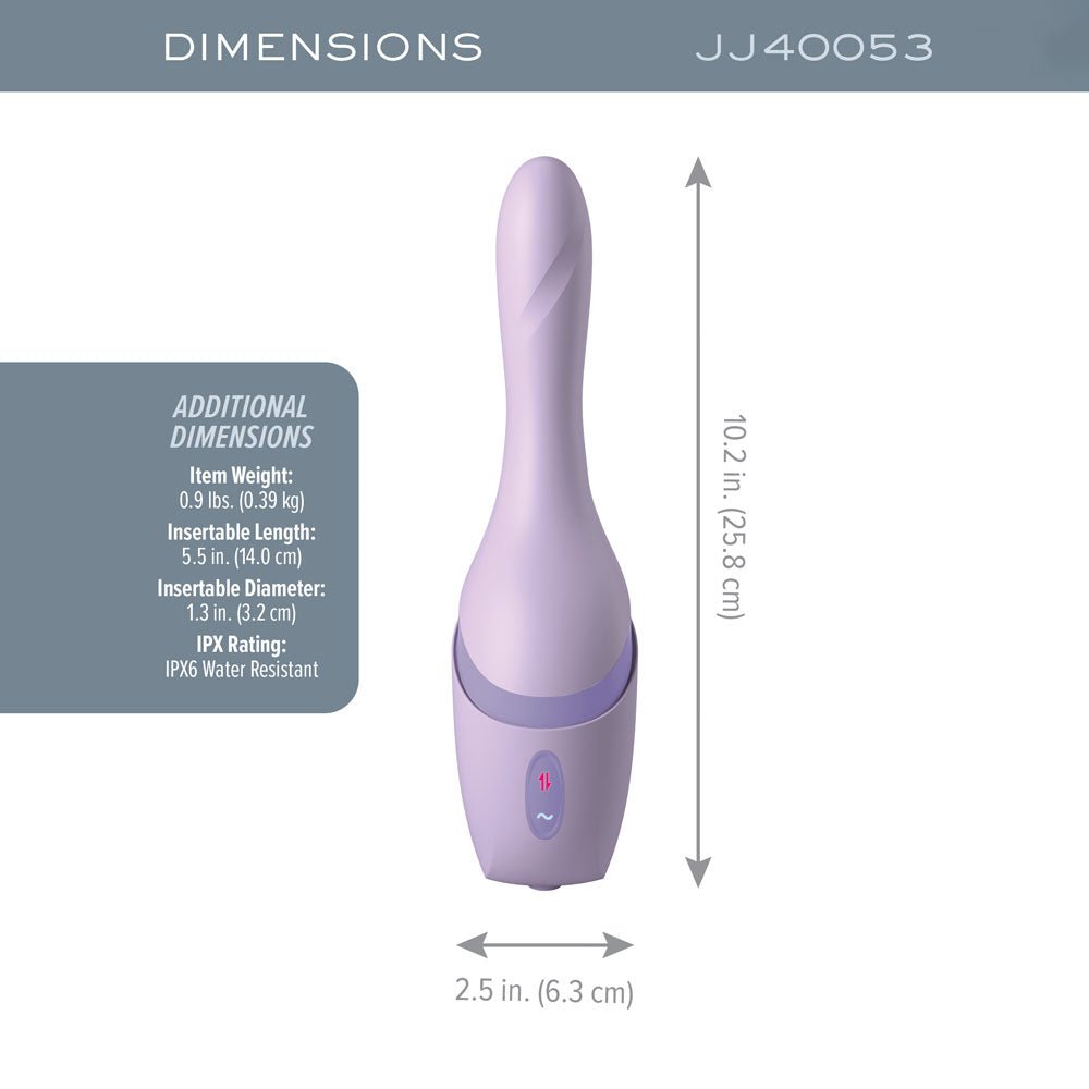 JimmyJane Hello Bang - Warming & Thrusting Vibrator - Purple