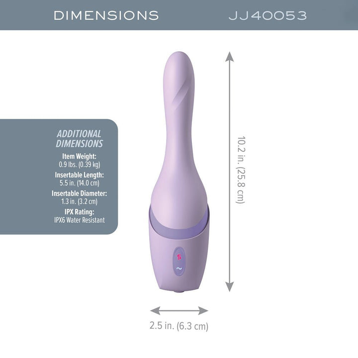 JimmyJane Hello Bang - Warming & Thrusting Vibrator - Purple