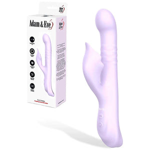 Adam & Eve Eves Throbber Pulsating Rabbit Vibrator - Lilac