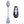 Adam & Eve Spiral Love Wearable Egg with Remote - Purple