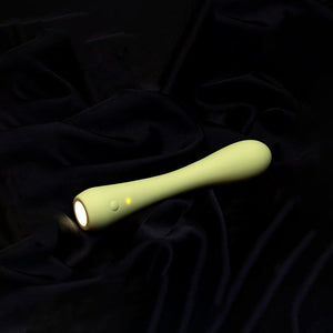 Adam & Eve Groovy Glow-Ups Bendie G-Spot Vibrator - Yellow