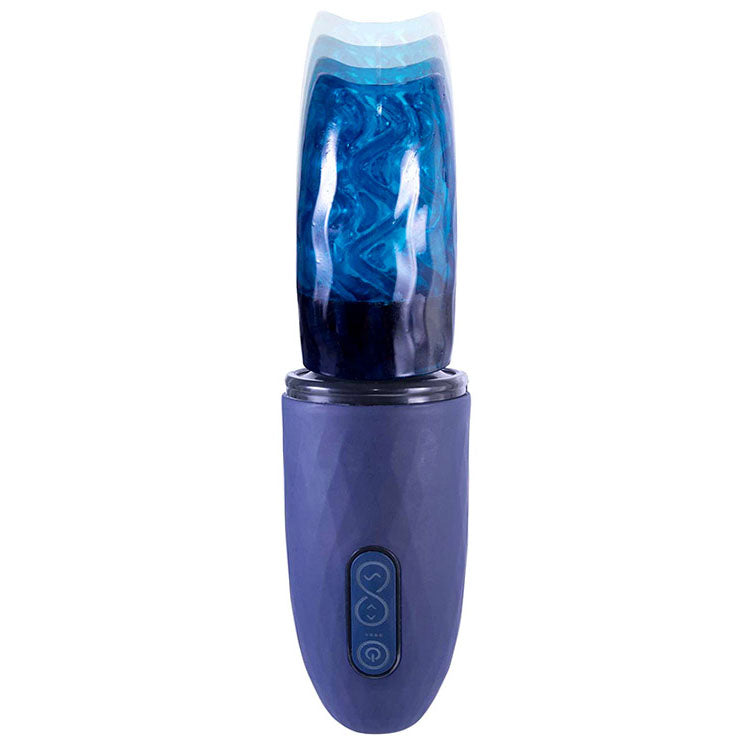 Adam & Eve Adams Magna Missile - Thrusting & Spinning Auto Stroker - Blue