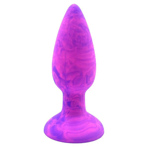 Adam & Eve Colour Swirl Anal Plug Set - Purple/Pink - Set of 3 Sizes