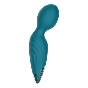 Adam & Eve Dew Drop Rechargeable Mini Massager Wand - Green